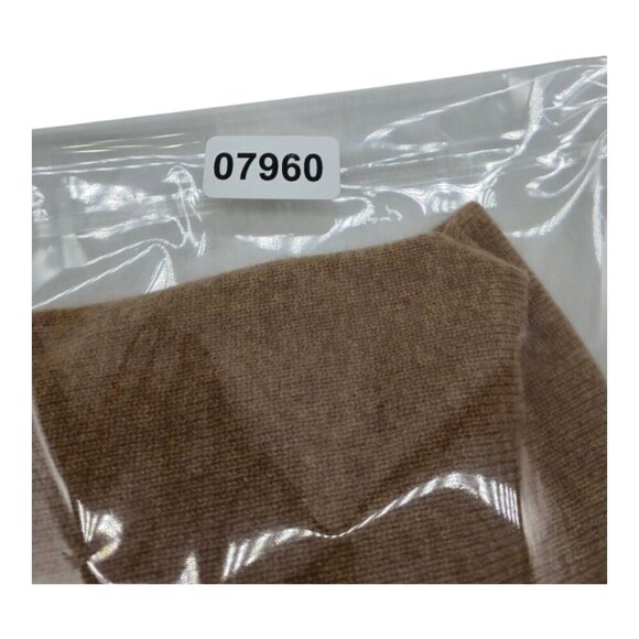 Valerie Stevens Sweater Women XL Brown cashmere Grandpa Core Minimalist Career - Picture 6 of 6